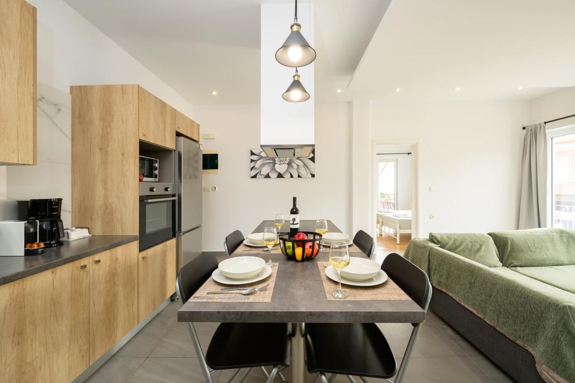 Modern Spacious Apartment กิสเซมอส ภายนอก รูปภาพ